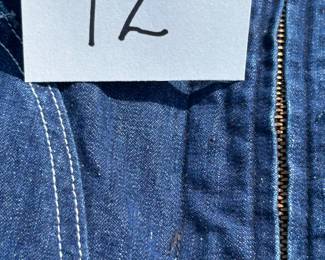 NOTICE: THE LEE JACKETS ARE BEING SOLD ON A BIDDING SYSTEM - place your max bid on #1 - #13 in person or by calling 989-600-8192
13 Lee denim jackets - Three are unlined
Four are quilted lining 
Six are flannel lined 