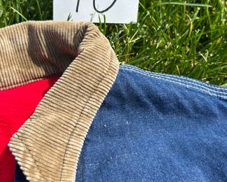 NOTICE: THE LEE JACKETS ARE BEING SOLD ON A BIDDING SYSTEM - place your max bid on #1 - #13 in person or by calling 989-600-8192
13 Lee denim jackets - Three are unlined
Four are quilted lining 
Six are flannel lined 