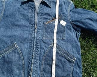 NOTICE: THE LEE JACKETS ARE BEING SOLD ON A BIDDING SYSTEM - place your max bid on #1 - #13 in person or by calling 989-600-8192
13 Lee denim jackets - Three are unlined
Four are quilted lining 
Six are flannel lined 