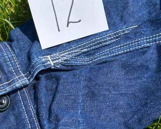 NOTICE: THE LEE JACKETS ARE BEING SOLD ON A BIDDING SYSTEM - place your max bid on #1 - #13 in person or by calling 989-600-8192
13 Lee denim jackets - Three are unlined
Four are quilted lining 
Six are flannel lined 