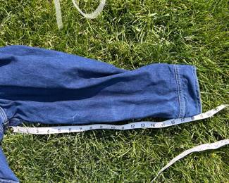 NOTICE: THE LEE JACKETS ARE BEING SOLD ON A BIDDING SYSTEM - place your max bid on #1 - #13 in person or by calling 989-600-8192
13 Lee denim jackets - Three are unlined
Four are quilted lining 
Six are flannel lined 