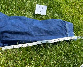 NOTICE: THE LEE JACKETS ARE BEING SOLD ON A BIDDING SYSTEM - place your max bid on #1 - #13 in person or by calling 989-600-8192
13 Lee denim jackets - Three are unlined
Four are quilted lining 
Six are flannel lined 