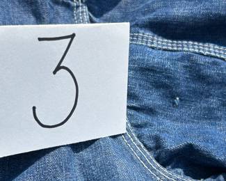 NOTICE: THE LEE JACKETS ARE BEING SOLD ON A BIDDING SYSTEM - place your max bid on #1 - #13 in person or by calling 989-600-8192
13 Lee denim jackets - Three are unlined
Four are quilted lining 
Six are flannel lined 