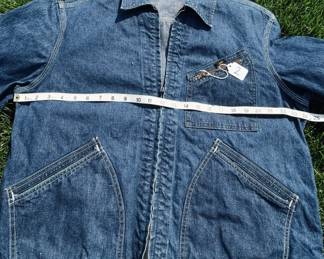 NOTICE: THE LEE JACKETS ARE BEING SOLD ON A BIDDING SYSTEM - place your max bid on #1 - #13 in person or by calling 989-600-8192
13 Lee denim jackets - Three are unlined
Four are quilted lining 
Six are flannel lined 