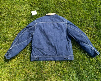 NOTICE: THE LEE JACKETS ARE BEING SOLD ON A BIDDING SYSTEM - place your max bid on #1 - #13 in person or by calling 989-600-8192
13 Lee denim jackets - Three are unlined
Four are quilted lining 
Six are flannel lined 