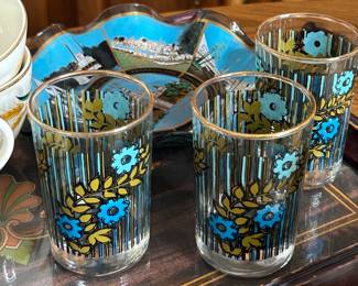 Mid-century glassware