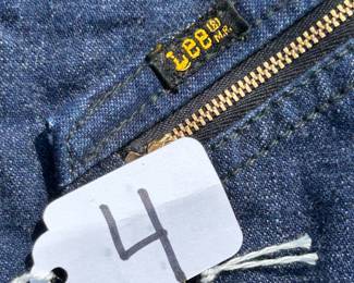 NOTICE: THE LEE JACKETS ARE BEING SOLD ON A BIDDING SYSTEM - place your max bid on #1 - #13 in person or by calling 989-600-8192
13 Lee denim jackets - Three are unlined
Four are quilted lining 
Six are flannel lined 