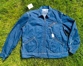 NOTICE: THE LEE DENIM JACKETS ARE BEING SOLD ON A BIDDING SYSTEM - place your max bid on #1 - #13 in person or by calling 989-600-8192
13 Lee jackets - Three are unlined
Four are quilted lining 
Six are flannel lined 