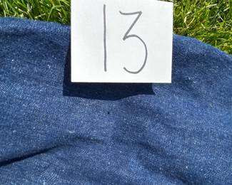 NOTICE: THE LEE JACKETS ARE BEING SOLD ON A BIDDING SYSTEM - place your max bid on #1 - #13 in person or by calling 989-600-8192
13 Lee denim jackets - Three are unlined
Four are quilted lining 
Six are flannel lined 