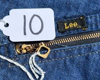 NOTICE: THE LEE JACKETS ARE BEING SOLD ON A BIDDING SYSTEM - place your max bid on #1 - #13 in person or by calling 989-600-8192
13 Lee denim jackets - Three are unlined
Four are quilted lining 
Six are flannel lined 