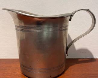 Pewter pitcher