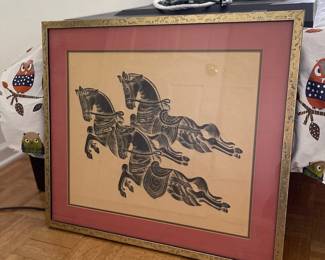 Running horses artwork