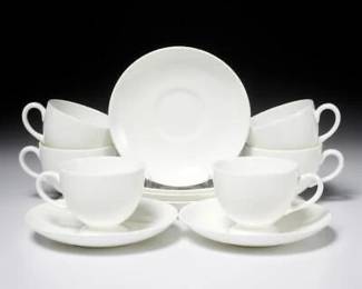 Crate and Barrel cups and saucers