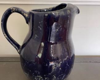 Spatterware pitcher