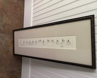 Horse in motion print