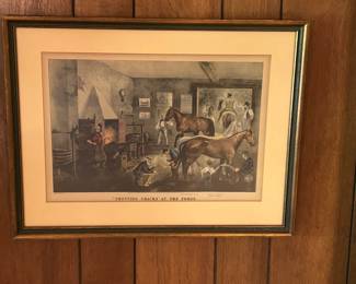 A great selection of framed artwork.