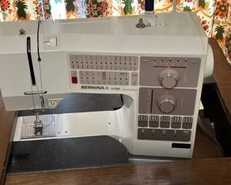 Bernina 1130 Sewing Machine and Custom Sewing Cabinet