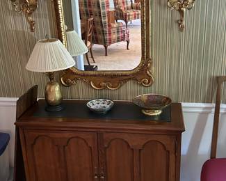 MCM Vintage Foyer Cabinet and Indoor Decor