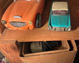 Barbie 1962 Austin-Healey and Vintage Die-Cast Car