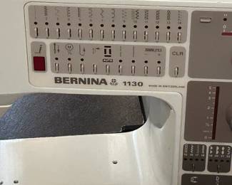 Bernina 1130 Sewing Machine and Custom Sewing Cabinet