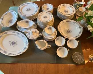 Noritake China in the Violette Pattern