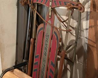 Vintage Silver Streak Sled