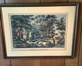 A great selection of framed artwork.