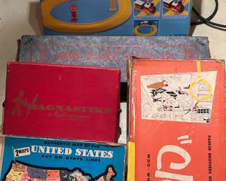 Vintage Board Games and Toys from the 1950's and 1960's