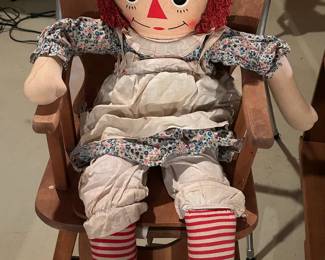 Original 32" Knickerbocker Raggedy Ann Doll