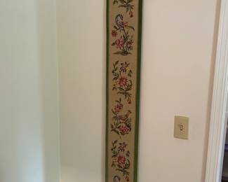 Vintage Needlepoint Bell Pull