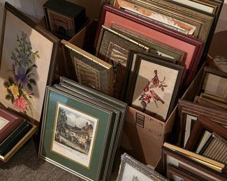 Huge Selection of Framed Art and Needlework Art