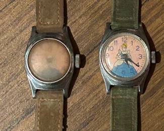1960's Disney Princess Cinderella Watches