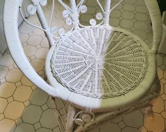 We have white and tan pieces of wicker in the home. This is so comfortable.