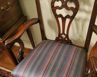 Six chairs total (two captains, four standard)
