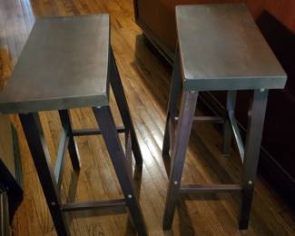 Two Bar Stools. Very different.
