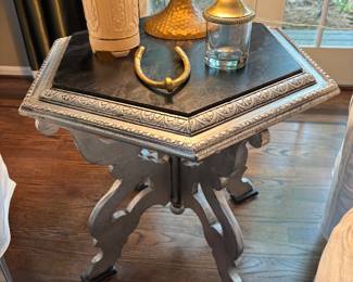 Hexagon accent table