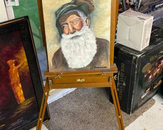 Original artwork, stand