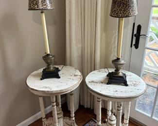 Matching Vintage tables, lamps