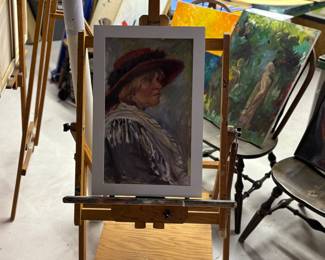 Art, easel