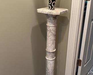 Marble plant stand