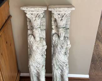 Elegant cement columns