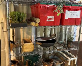 Home decor, metal rollable adjustable shelving