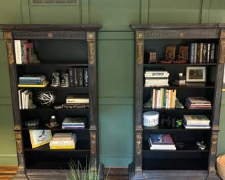 Matching elegant book cases