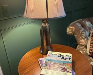 Books, matching lamps