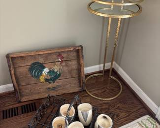 Serving tray, accent table