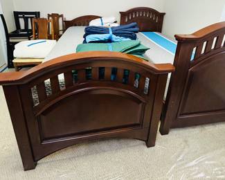 Bunk beds (or can me set up as two twins)