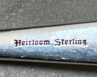 Heirloom Sterling Silver Flatware set - 50 pc