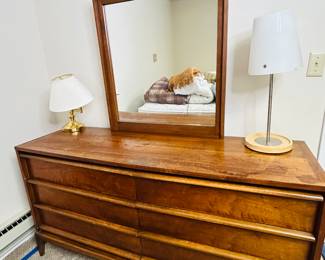 Mid-Century Lane Dresser with Mirror