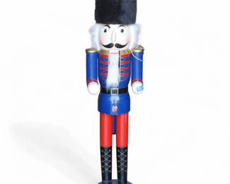 Large Wooden Nutcracker Figurine, 43" H