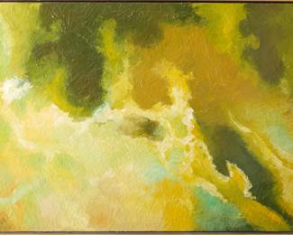Abstract Modern Painting, Signed